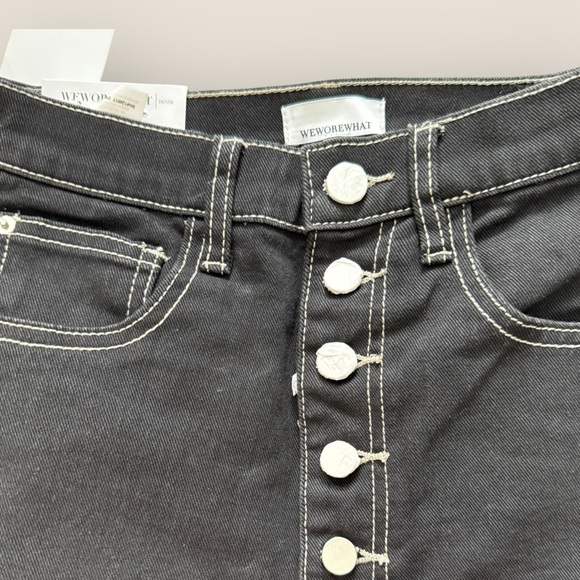 WeWoreWhat - High Rise Skinny Jeans – Black, Size 27, NWT - Picture 6 of 9